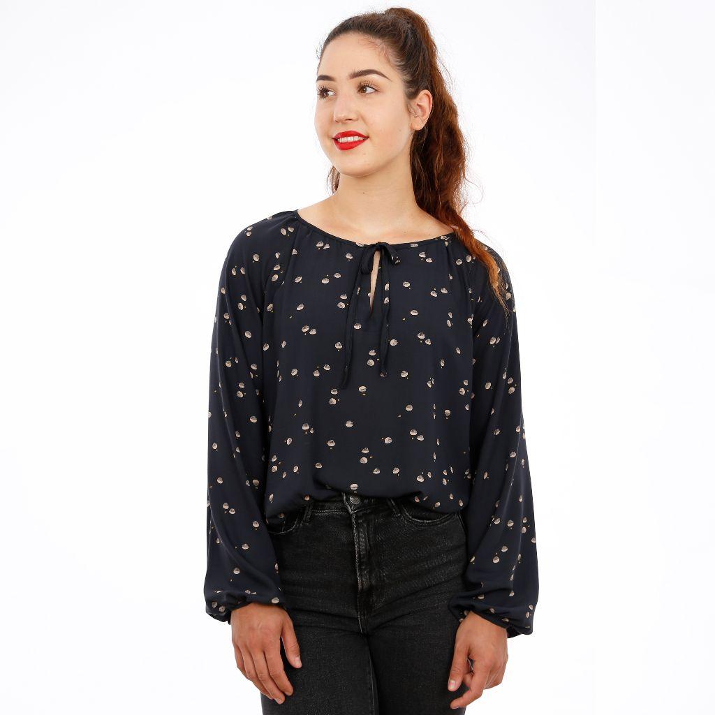Papierschnittmuster Bluse mit Band Frau Krissi XS-XXL